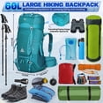 thumbnail image 2 of Mochila de Senderismo IGOLUMON 60L Impermeable para Camping y Viajes, 2 of 7