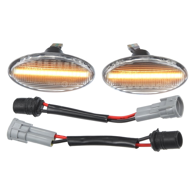 LED Lateral Marcador Luz GJ6A-51-120E para Mazda Transparente Ámbar 1 Par