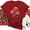 Red, variant on Valentine's Day Clothes Under 10.00 TMOYZQ Women's Plus Size T-Shirts Casual 3/4 Sleeve Crew Neck Blouse Fashion Red Rose Graphic Pullover Tops