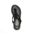 thumbnail image 4 of DREAM PAIRS Women's Flat Sandals Dressy Summer Stappy Comfortable Ankle Elastic T-Strap Beach Thong Sandals, 4 of 7
