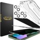 thumbnail image 1 of wonima44 3 Pack for iPhone 13 Privacy Screen Protector + 3 Pack Camera Lens Protector, Shatterproof Premium Tempered Glass, Auto-Dust Removal, 28°Anti Spy, 9H Full Coverage Tempered Glass Film, 1 of 1