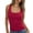 C-RD1325, variant on Women's Gothic Punk Tank Tops Low Cut Scoop Neck Solid Color Summer Slim Fit Camisole Top Night Out Wear