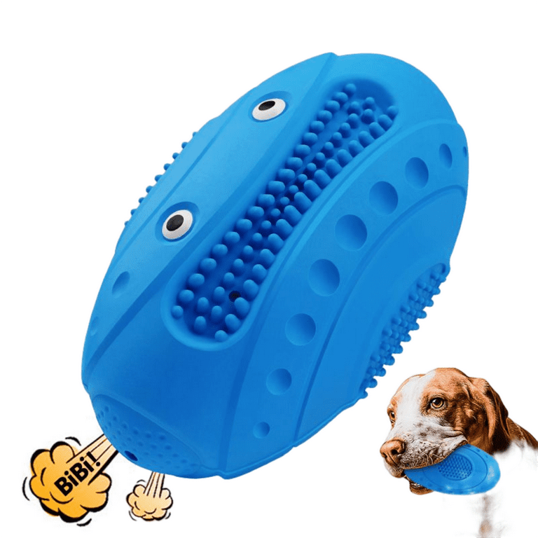 Dog Toy Chew Brain Robot Stick Durable, Natural Rubber Sounding Interactive  Pet Toy for Training and Teeth Cleaning 