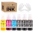 thumbnail image 1 of Tinta de sublimación Hipoo 600 ml para impresoras ET-8500 ET-8550, 1 of 6