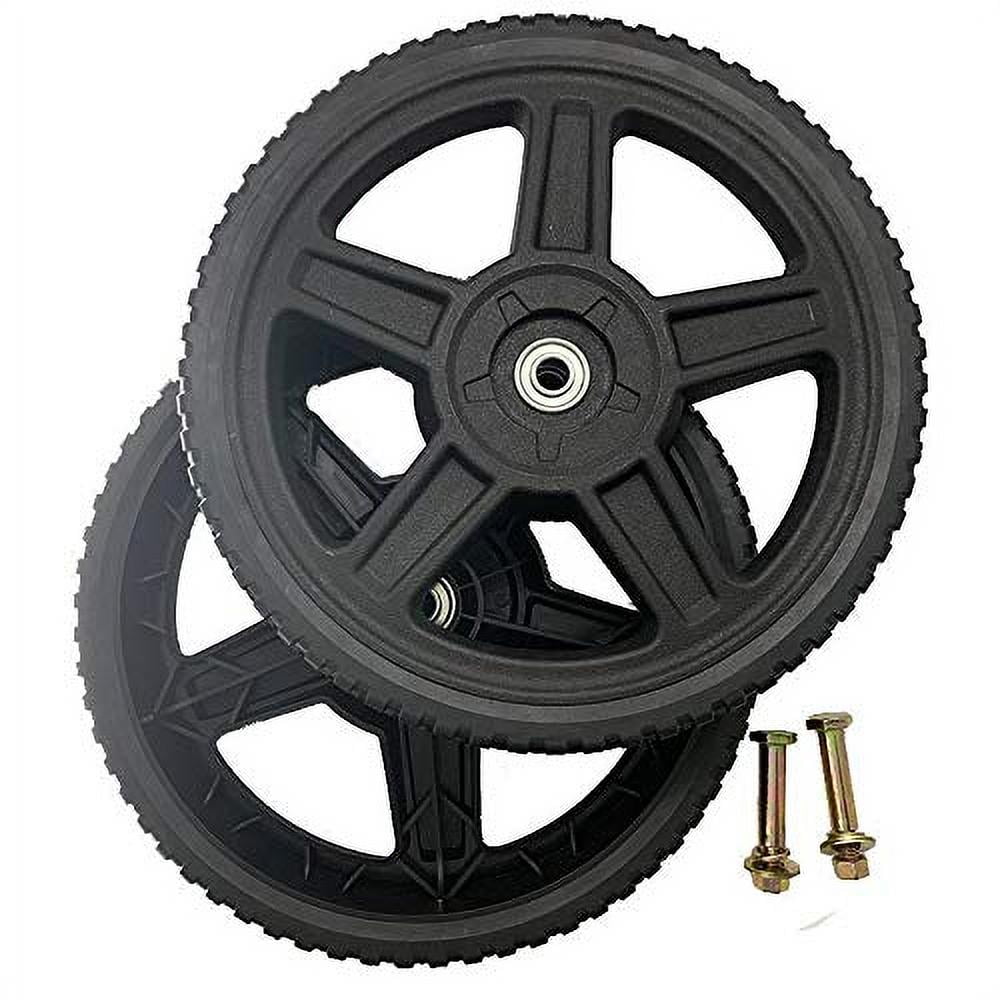 Set of 2 Wheels Kit for Push Mowers (10" Inch)