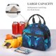 thumbnail image 5 of Fotbe Futuristic Blue Light Wolf Bolsa de Almuerzo con Estampado, Lonchera Aislada, Contenedores de Comida Reutilizables Tipo Cooler a Prueba de Fugas, 5 of 7