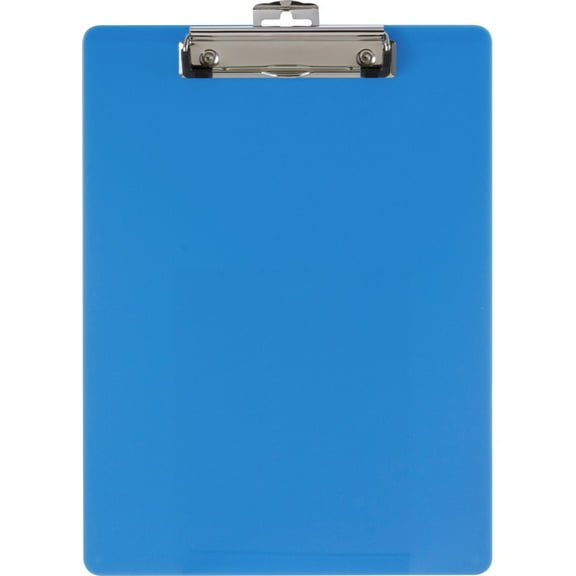 Officemate Plastic Clipboard, Letter Size, Arctic Blue (83048)