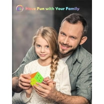 Speed Cube Set with 2x2x3x3  Cube, Stickerless Puzzle for All Ages