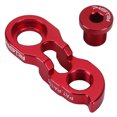 thumbnail image 1 of FRCOLOR 1 Ensemble de Rallonge de Patte de Dérailleur Arrière de Vélo avec Vis, Patte de Dérailleur Compatible avec Roue Libre 34-52T, Cadre en Aluminium (Rouge), 1.97"X0.79"X0.39 Pouces, 1 of 4