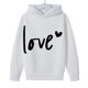 thumbnail image 3 of Sudadera con capucha y estampado de corazón de San Valentín, sudadera de manga larga para niños y niñas, chaqueta para niñas de talla mediana y grande., 3 of 7