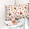 thumbnail image 4 of Balery Autumn Maple Leaf with Hedgehog Funda de Cojín Estampada, Regalos para Mujeres, Regalos de Amor para Ella, Regalos para Novia o Esposa, Funda de Almohada-14"x20", 4 of 6