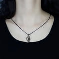 thumbnail image 5 of 2Pcs Couples Necklace, Matching Necklace for Couples, Heart Necklace with 100 Language "I Love You" Projection, Magnetic Charm Necklace Means the Two Sides will Never Part, Matte Black, 5 of 7