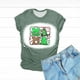 thumbnail image 5 of Mujeres Casual Béisbol Mamá Tie-dyed Impreso Manga corta Cuello redondo Pullover Blusa Camiseta Tops OAVQHLG3B Store lin121212, 5 of 5