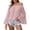 Pink, variant on Tops for Women Trendy 2026 Off The Shoulder Chiffon Blouses Dressy Casual Bell Long Sleeve Shirts Tunics Summer Clothes Pink XXL