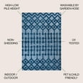 thumbnail image 4 of JONATHAN Y IBIZA 5 x 8 Area Rug, Peralta Moroccan Diamond - Navy, IBZ103B-5, 4 of 10