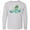 AC-Heather Grey, variant on Inktastic Aruba Vacation Cruise Long Sleeve Youth T-Shirt