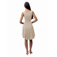 thumbnail image 2 of Women'S Slim Fit Solid Color Sleeveless Basic Casual Dress Apricot S, 2 of 7