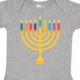 thumbnail image 4 of Inktastic Hanukkah Menorah Candles Boys or Girls Baby Bodysuit, 4 of 5