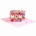 thumbnail image 3 of Mothers Day Pop Up Greeting Cards three-dimensional paper carving Mothers Day Card for Mom Grandma, Best Mom Gift from Thanksgiving Greeting, 3 of 6