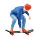 thumbnail image 3 of Figura en miniatura a escala 1/64, modelo Diorama, patineta, niño, Mini casa de muñecas, decoración para casa de muñecas, modelo de calle, tren,, 3 of 9