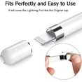 thumbnail image 4 of Compatible with Apple Pencil 1st generation iPencil replacement magnetic cap, Compatible with Apple Pencil replacement magnetic cap (2 pieces, white), 4 of 5
