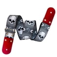 thumbnail image 2 of Correa para guitarra Strap o Tahali para guitarra acústica, bajo eléctrico, guitarra eléctrica Kidam  Audio Calaveras Rojo, 2 of 5