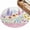 White, variant on 3ft Round Rug Meadow Wildflowers Area Rugs for Living Room Bedroom Washable Non Slip Circle Rug Farmhouse Floral Botanical Blossom Indoor Floor Carpet for Kitchen Entryway Office Dining Room Home