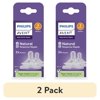 (2 pack) Philips Avent Natural Response Nipples, Medium Flow (Flow 3), 2-Pack, SCY963/02