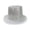 Silver, variant on Mens Straw Hat - Cowboy Hat With And Crystal For Party Jazz Celebration Headwear,Black,One Size