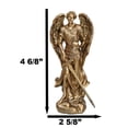 thumbnail image 4 of Bronzed Orthodox Christian Church Archangel Jehudiel Laudation Of God Figurine, 4 of 10