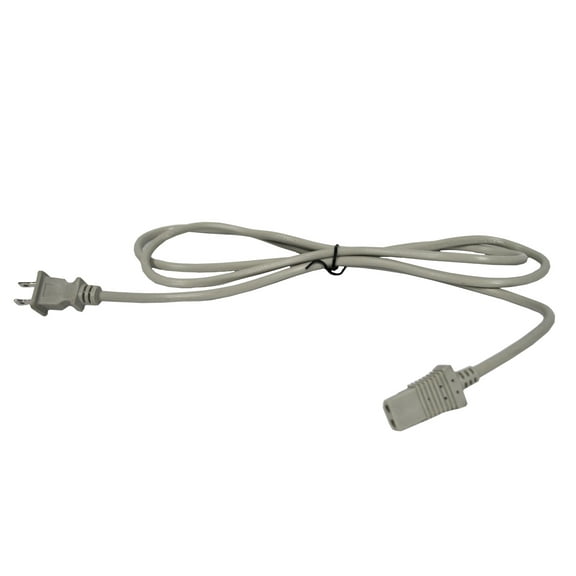 Built In 6 Foot Male Gray Wall End Pig Tail Power Cord 06-5510-92