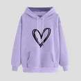 thumbnail image 2 of Patlollav Trendy Sweatshirts for Womens Oversized Hoodies Fall Fashion Long Sleeved Winter Clothes Hooded Sweatshirt, 2 of 6