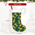 thumbnail image 4 of Rateoe Pineapples with Palm Leaves Print Christmas Stockings,18 Inch Large Christmas Stockings Decoration Ornaments for Holiday Home Fireplace Indoors, 4 of 7