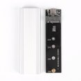 thumbnail image 2 of Carcasa M2 SSD carcasa NVME carcasa de aleación de aluminio para llave NVME PCIE NGFF SATA M/B, 2 of 9