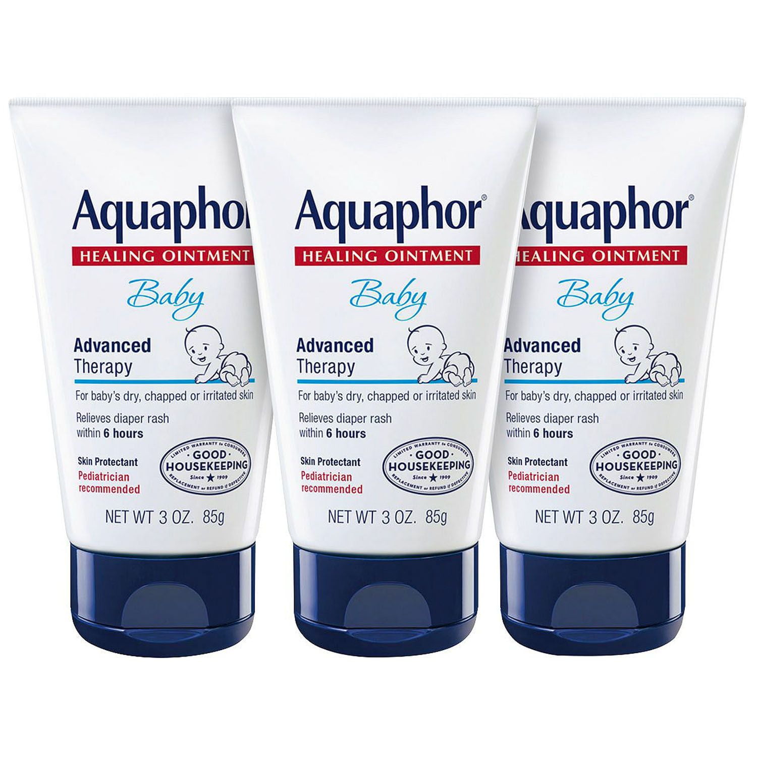 Aquaphor Baby Advanced Therapy For baby's dry, chapped Healing Ointment