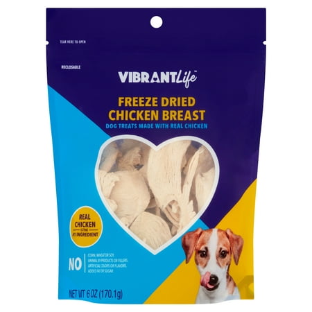 Vibrant Life Freeze Dried Chicken Breast Dog Treats, 6 (Best Way To Treat Dry Hands)