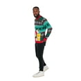 thumbnail image 2 of Jollidays Men's Santa Lantern Pullover Sweaters with Drink Pocket, Sizes S-XL, 2 of 5
