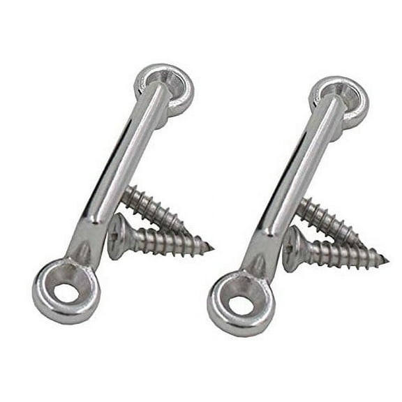 Roto Molded Cooler Stainless Steel Footman's Loop Strap Tie-Down Mounting Kit