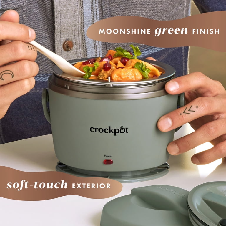 Crock-Pot, Lunch Crock Food Warmer, 20 oz, Moonshine Green