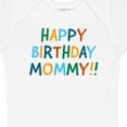 thumbnail image 4 of Inktastic Happy Birthday Mommy Boys or Girls Baby Bodysuit, 4 of 5