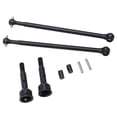 thumbnail image 3 of Front CVD Drive Shaft, RC Car Front Drive Shaft Replacement Stable Transmission Effect Black  For 1/10 RC Car, 3 of 8