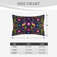 thumbnail image 4 of Honeii Colorful Mexican Decorative Throw Pillow Case - Elevate Your Couch, Sofa, or Bed with Stylish Home Decor, Perfect Gift Idea-20"x30", 4 of 6