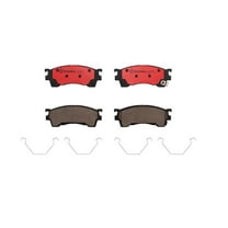 Brembo P49023N NAO BRAKE PADS Fits select: 2002-2003 MAZDA PROTEGE PR5, 1999-2002 MAZDA 626 ES/LX