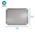 thumbnail image 6 of iDesign 14 in. W X 16 in. L Black PVC Sink Mat, 6 of 7