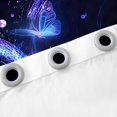 thumbnail image 4 of YST Rideaux Floraux Roses Bleues, Rideaux Cœur d'Amour Bleu Violet Occultants Cadeaux de Saint-Valentin pour Chambre de Couples, Rideaux Papillon Colorés Rideaux de Fenêtre Fleurs Romantiques 2 Panneaux 52"Lx84"H, 4 of 6