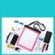 thumbnail image 4 of Bolsa impermeable transparente - rosa roja Ormromra HMJM166-4, 4 of 5