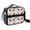 Boston Terrier and, variant on Dog Paw Print Rainbow Chevron Pattern Insulated Lunch Bag with Shoulder Strap and Bottle Holder,Bento School Lunch Bag Box,11x9.5x3.5 Inches