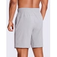 thumbnail image 2 of CRZ YOGA Men's Linerless Workout Shorts 9'' Quick Dry for Running Sports Athletic Gym with Pockets, 2 of 5