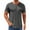 Dark Gray, variant on Men's Summer Casual 4-Button Short Sleeve T-Shirt Stylish, Lightweight, Versatile, Available in Multiple Colors and Sizes