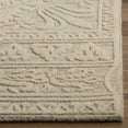 thumbnail image 3 of SAFAVIEH Blossom Roy Mediallion Wool Area Rug, Light Grey/Ivory, 6' x 6' Square, 3 of 7